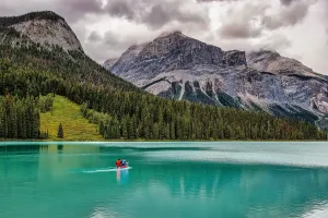 Les eaux turquoises du Lac de Banff National Park