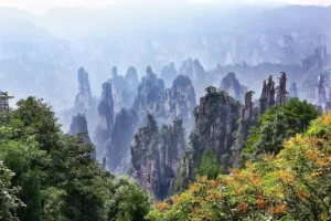 Montagnes de Zhangjiajie ayant inspiré les paysages d'Avatar